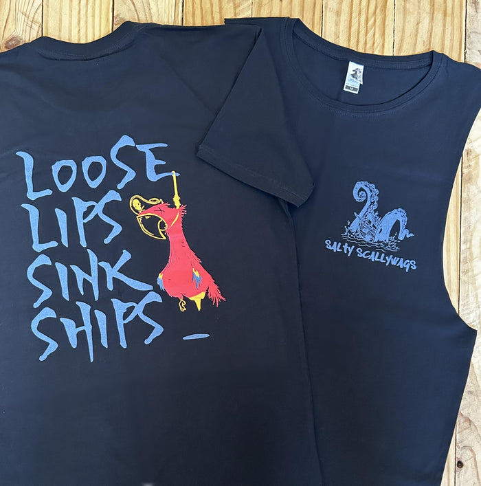 Loose lips sink ships t-shirt